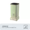 Ariete 2878 Vintage Milchaufschäumer – Heiß- und Kaltmilchaufschäumer – Cappuccino, Schokolade, gefriergetrocknete Aufgüsse – 500 Watt – Grün