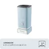 Ariete 2878 Vintage Milchaufschäumer für Cappuccino, Tee, heiße und kalte Schokolade, Instantgetränke, 500 Watt, Pastell-Hellblau