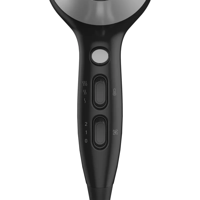Grundig HD 6080 B Haartrockner 2200 W Schwarz, Silber