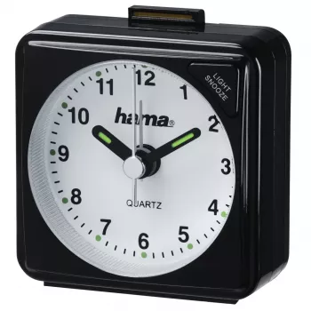 Hama A50 Quarz-Wecker schwarz