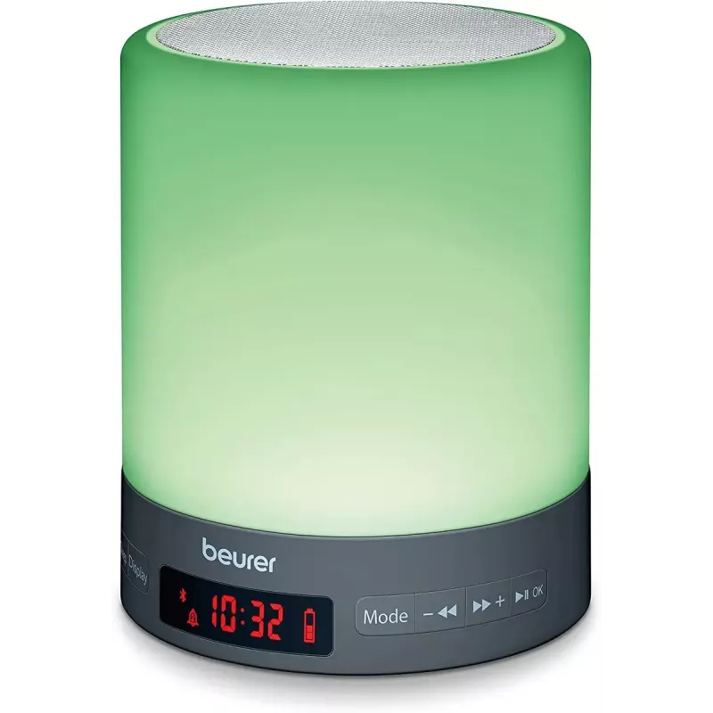 Plug-in-Nachtlicht Beurer WL 50 — LED, weißes Gehäuse, blaues/rotes/weißes Licht, Netz- und Batteriebetrieb, 132 mm Höhe