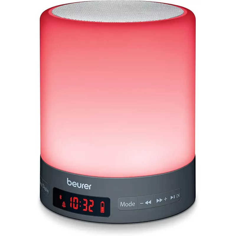 Plug-in-Nachtlicht Beurer WL 50 — LED, weißes Gehäuse, blaues/rotes/weißes Licht, Netz- und Batteriebetrieb, 132 mm Höhe