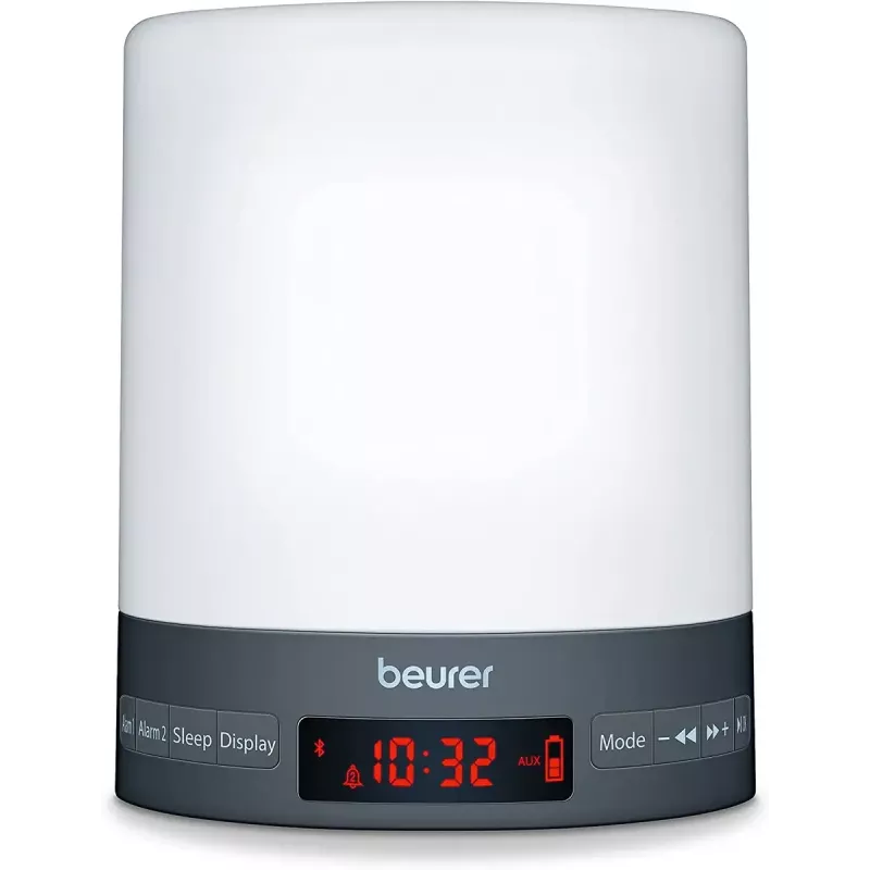 Plug-in-Nachtlicht Beurer WL 50 — LED, weißes Gehäuse, blaues/rotes/weißes Licht, Netz- und Batteriebetrieb, 132 mm Höhe