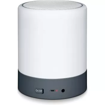 Plug-in-Nachtlicht Beurer WL 50 — LED, weißes Gehäuse, blaues/rotes/weißes Licht, Netz- und Batteriebetrieb, 132 mm Höhe