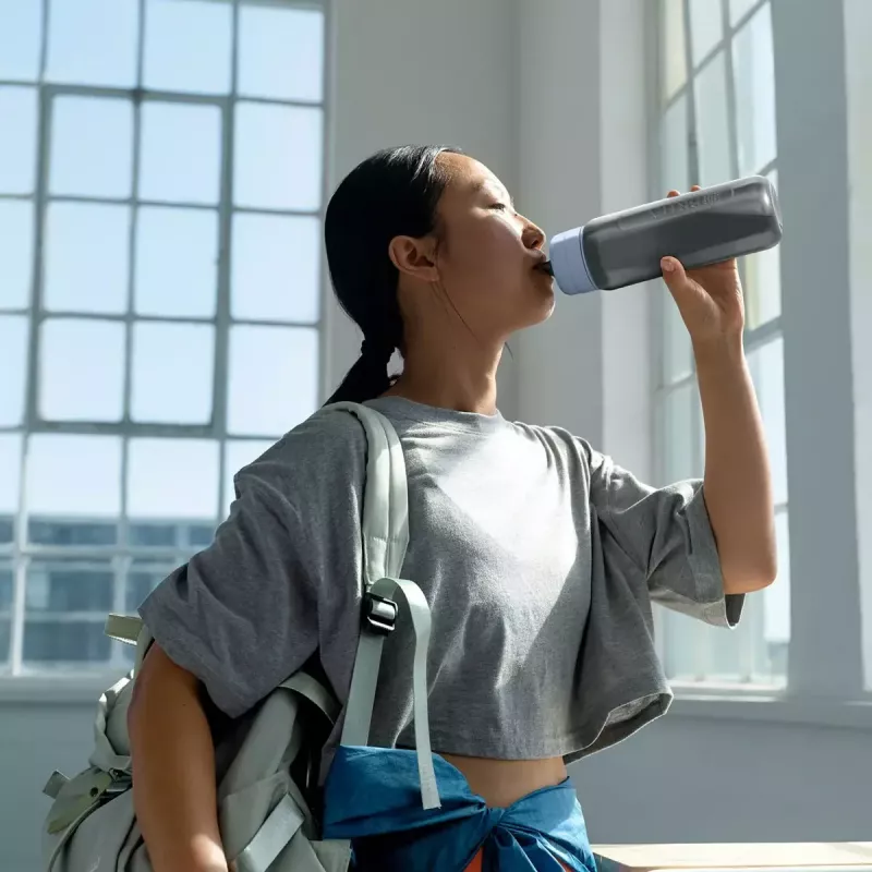 Wasserfilterflasche Brita 1052248 0,6 L Blau Grau