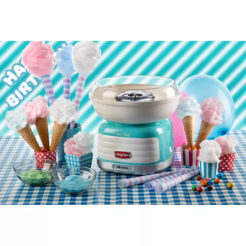 Zuckerwattemaschine Ariete 2973/01 Blau Silber Weiß