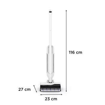 Rowenta X Clean 10 2-in-1 Stabstaubsauger Akku Trocken&nass Beutellos 200 W Silber, Weiß