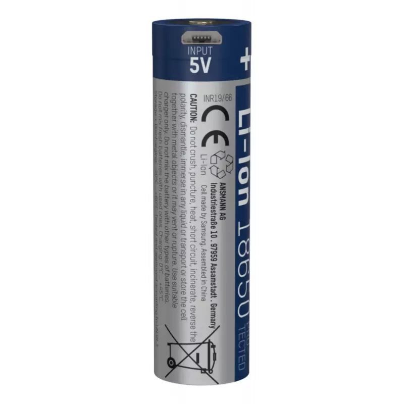 Wiederaufladbare Batterie Ansmann 1307-0002 Lithium-Ionen 18650