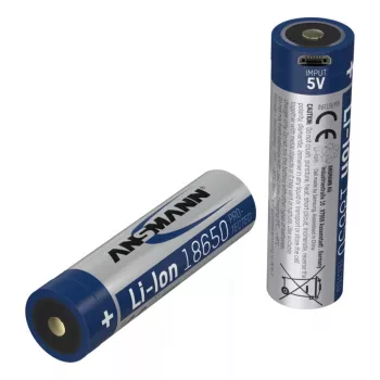 Wiederaufladbare Batterie Ansmann 1307-0002 Lithium-Ionen 18650