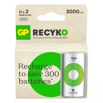 Wiederaufladbare Batterie GP Batterien ReCyko Pro RECYKO D NiMH 63,5 g