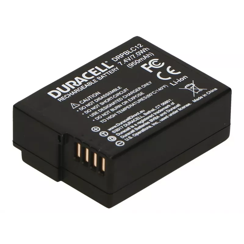 Kameraakku Duracell DRPBLC12 Panasonic DMW-BLC12 Ersatz