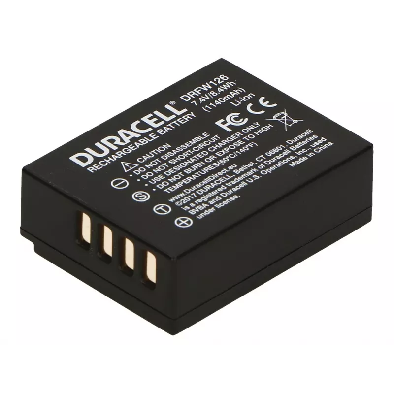 Kamera-Akku Duracell DRFW126 Ersatz für Fujifilm NP-W126