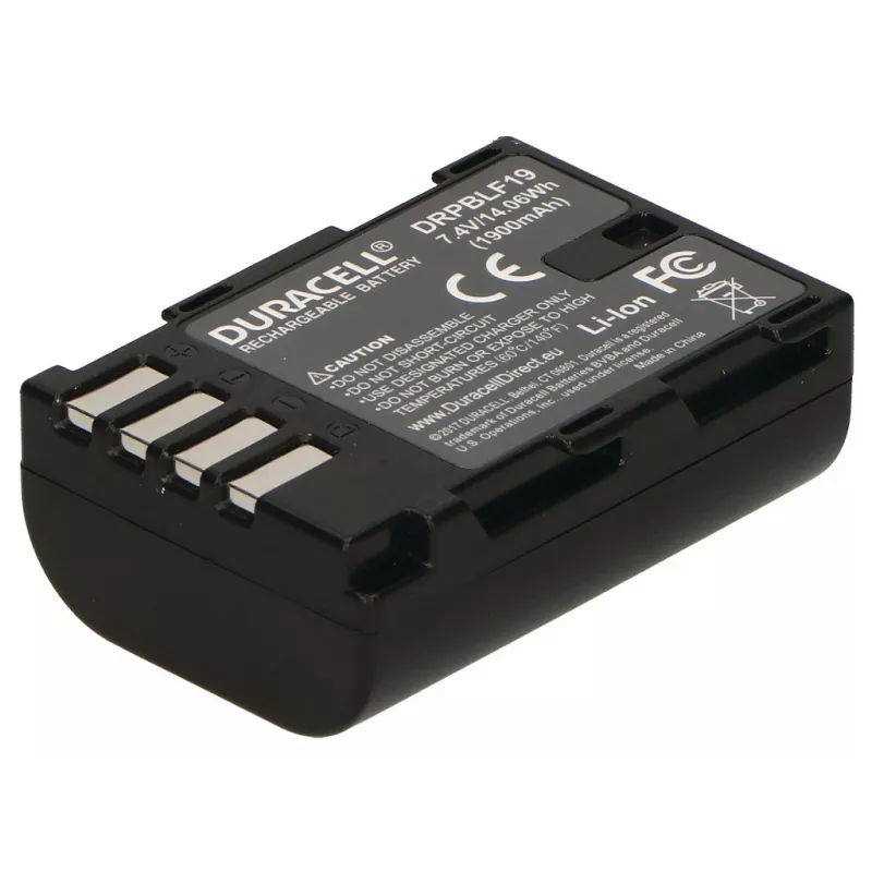 Duracell Kameraakku - ersetzt Panasonic DMW-BLF19E Akku