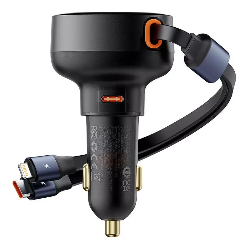 Baseus Enjoyment Pro 60W Auto-Ladegerät USB-Kabel