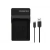 Duracell Digitalkamera-Akkuladegerät, USB, Innenraum-Akkuladegerät, Nikon EN-EL14, Schwarz, 5 V, 5 V