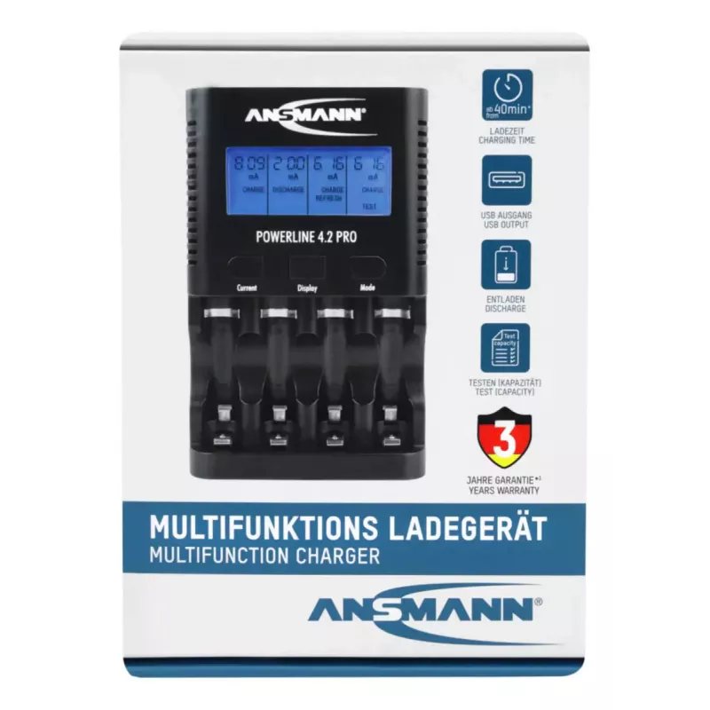 Batterieladegerät Ansmann Powerline 4.2 Pro