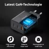 Netzteil Intenso W65ACC USB-A- und USB-C-Anschlüsse schwarz