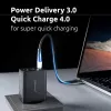 Netzteil Intenso W65ACC USB-A- und USB-C-Anschlüsse schwarz