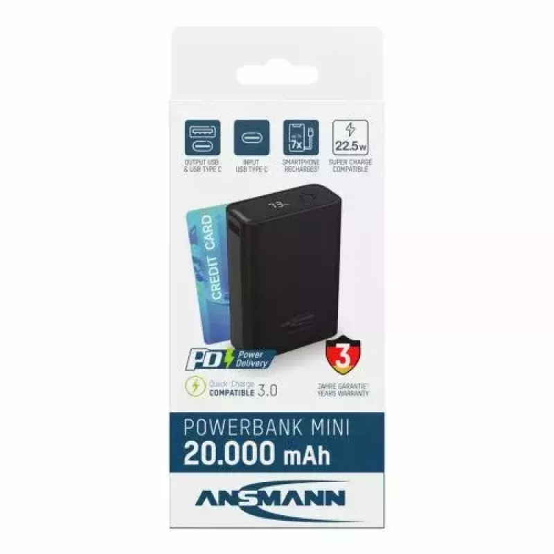 Tragbare Batterie Ansmann PB222PD 20000 mAh