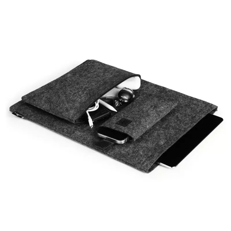 Sleeve case Durable Effect 41,7 cm 16,4 Zoll Anthrazit 2 Fronttaschen