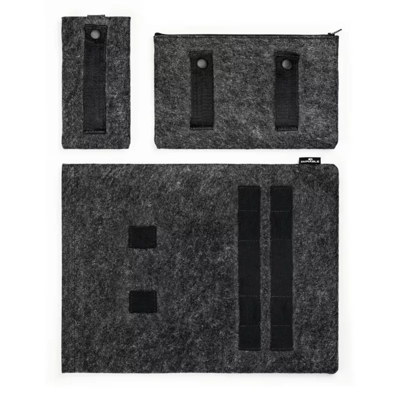 Sleeve case Durable Effect 41,7 cm 16,4 Zoll Anthrazit 2 Fronttaschen