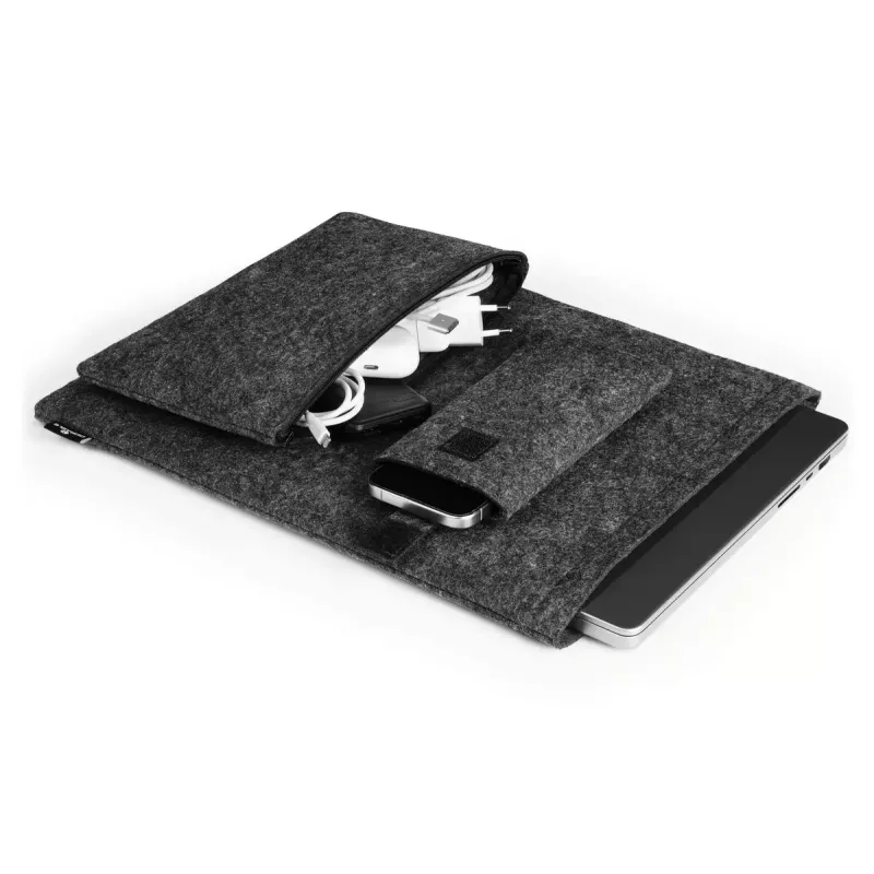 Sleeve case Durable Effect 41,7 cm 16,4 Zoll Anthrazit 2 Fronttaschen