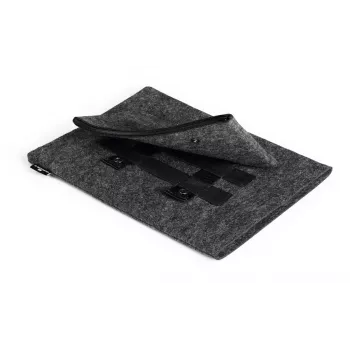 Sleeve Case Durable Effect 33 cm 13 Zoll Anthrazit 1 Fronttasche einfarbig