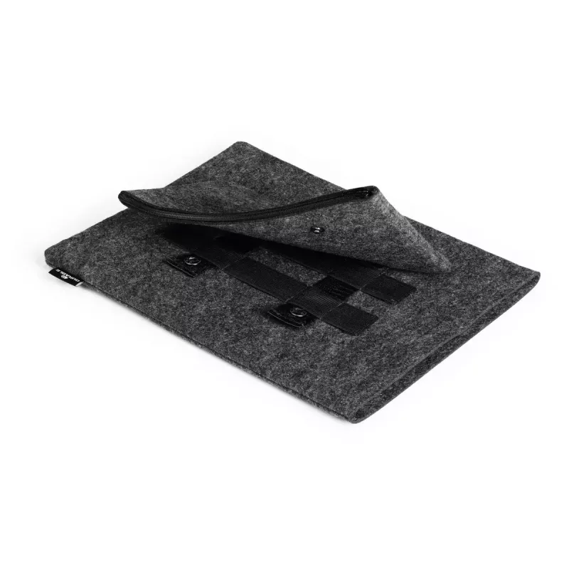 Sleeve Case Durable Effect 33 cm 13 Zoll Anthrazit 1 Fronttasche einfarbig