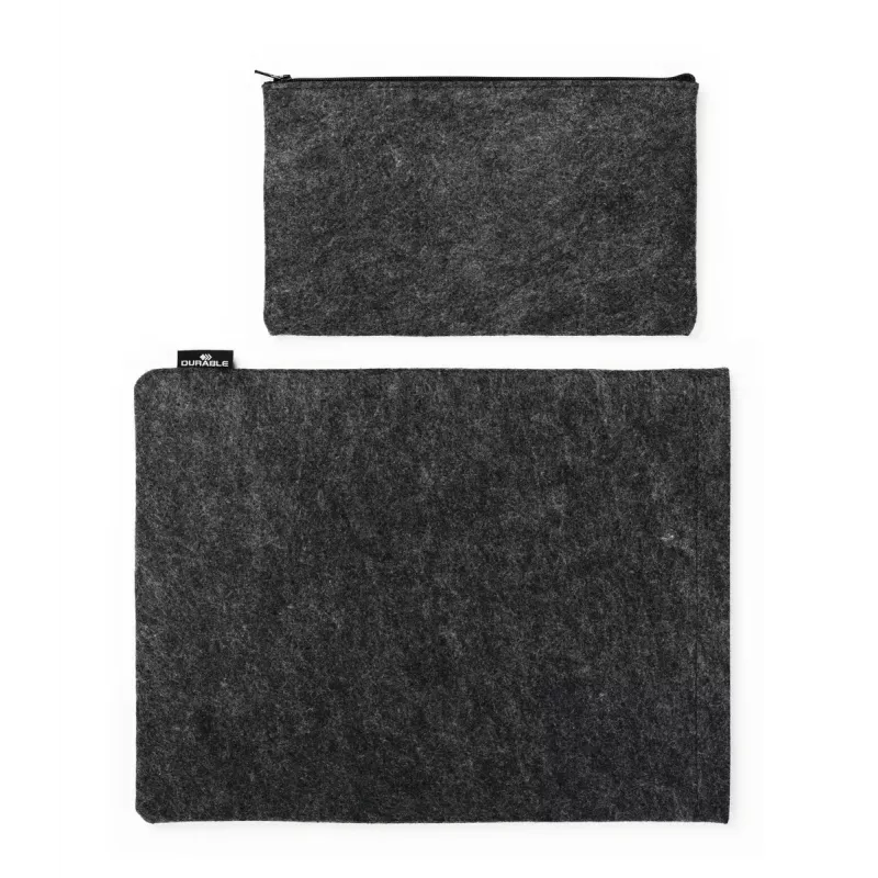 Sleeve Case Durable Effect 33 cm 13 Zoll Anthrazit 1 Fronttasche einfarbig