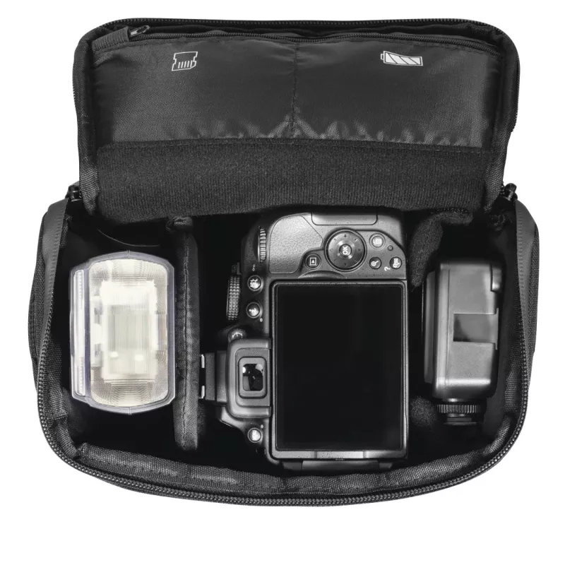 Schultertasche Hama Matera Schwarz Jede Marke Schultergurt