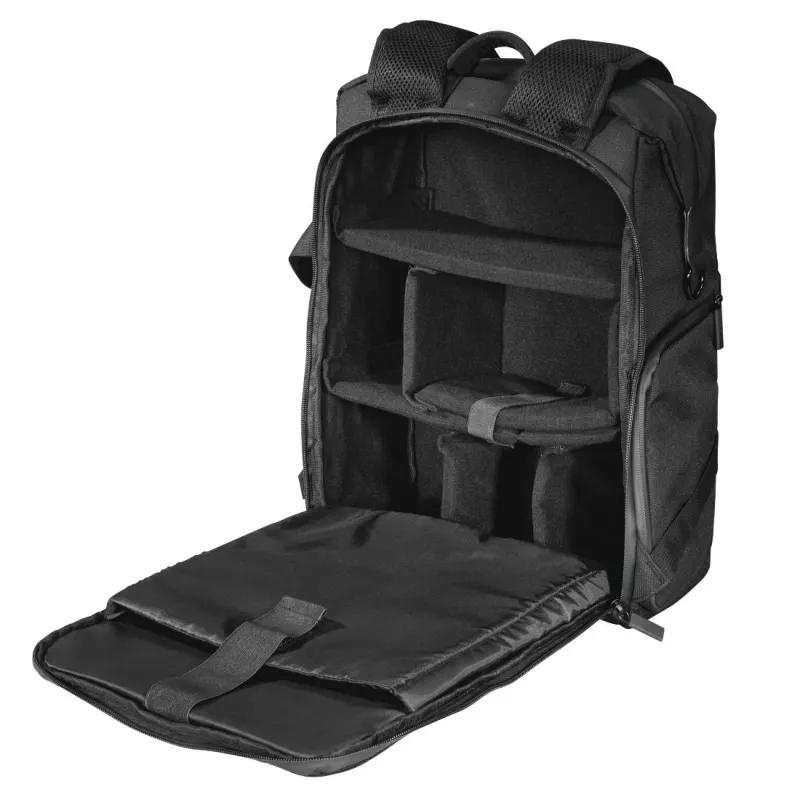 Rucksack Hama Matera Schwarz Beliebige Markenkompatibilität Schultergurt
