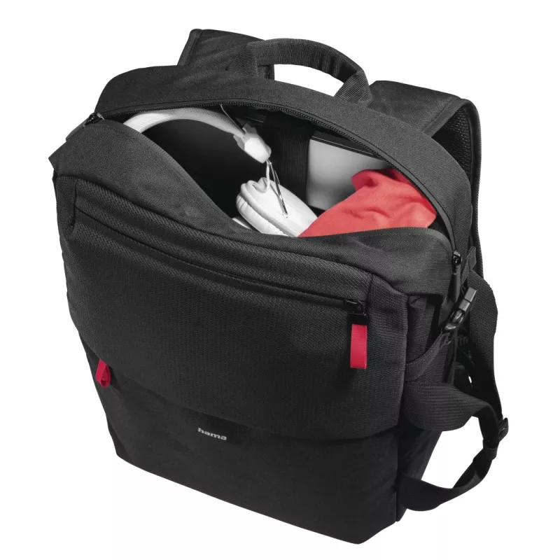 Rucksack Hama Matera Schwarz Beliebige Markenkompatibilität Schultergurt