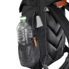 Backpack Mantona Luis junior Schwarz Braun Leder Metall Polyester Synthetik