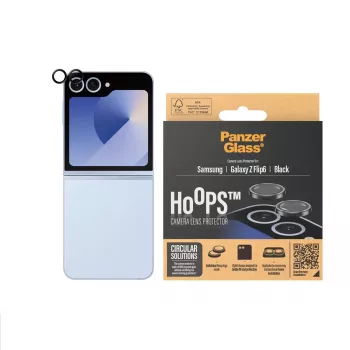 PanzerGlass ® Hoops® Kamera-Linsenschutz Schwarz Samsung Galaxy Z Flip6