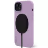 Rückabdeckung Decoded iPhone 14 Plus Lavendel 17 cm AntiMikrobiell