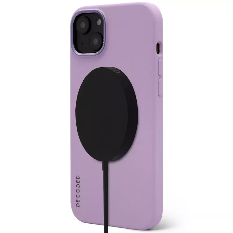 Rückabdeckung Decoded iPhone 14 Plus Lavendel 17 cm AntiMikrobiell