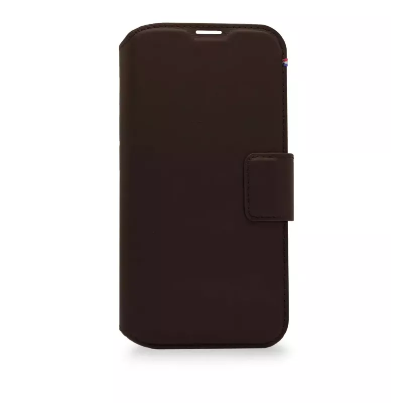 Wallet-Hülle Decoded iPhone 14 Plus Braun 6,7 Zoll 3 Kartenfächer