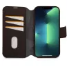 Wallet-Hülle Decoded iPhone 14 Plus Braun 6,7 Zoll 3 Kartenfächer