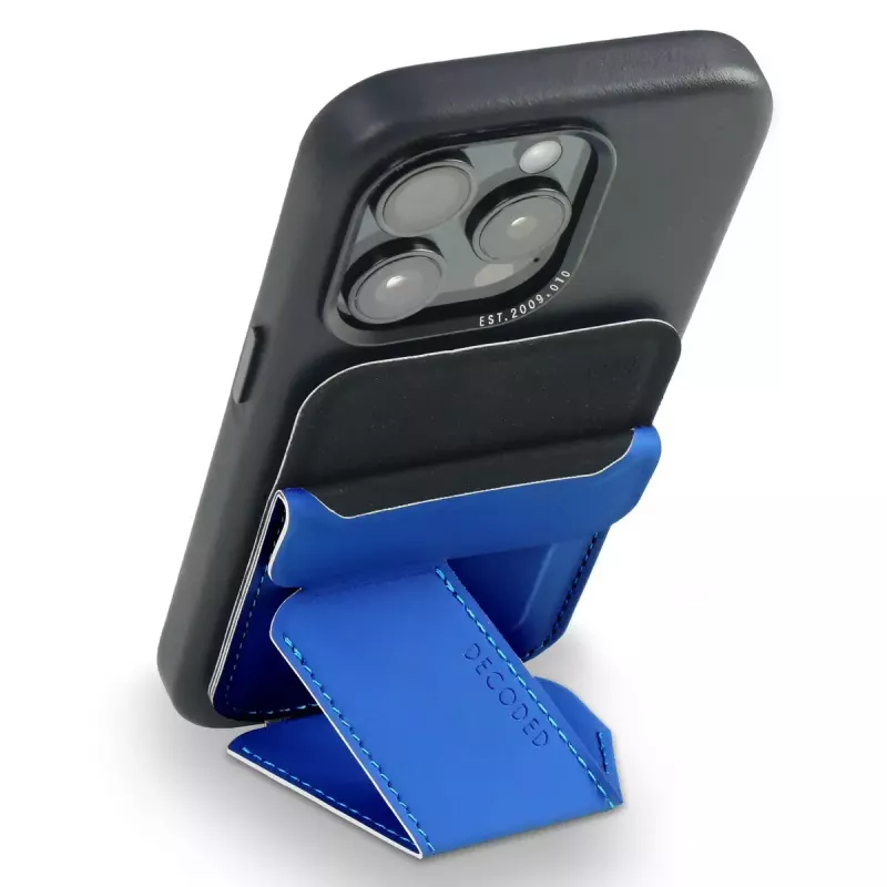 Decoded D24MSCS1GB Blue Silicone Karten-Stand-Wallet