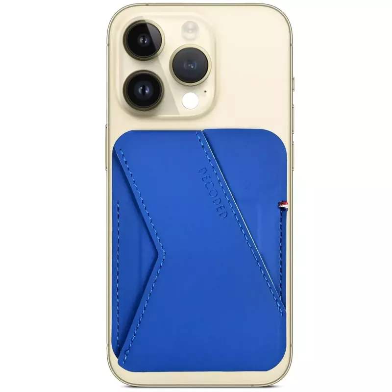 Decoded D24MSCS1GB Blue Silicone Karten-Stand-Wallet