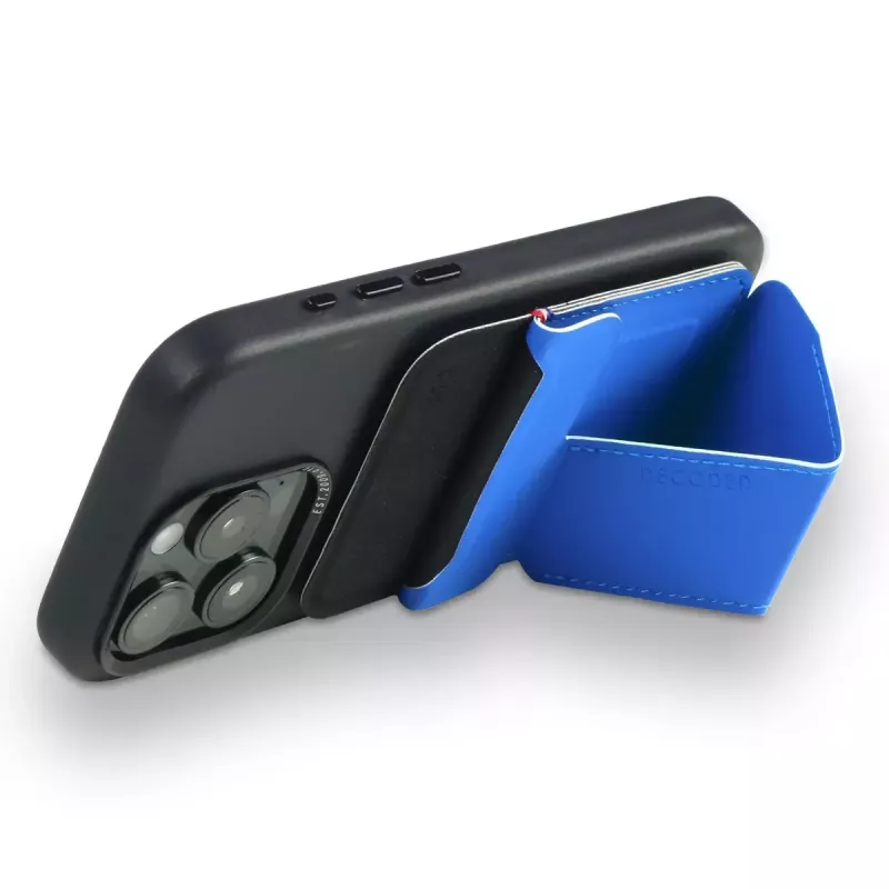 Decoded D24MSCS1GB Blue Silicone Karten-Stand-Wallet