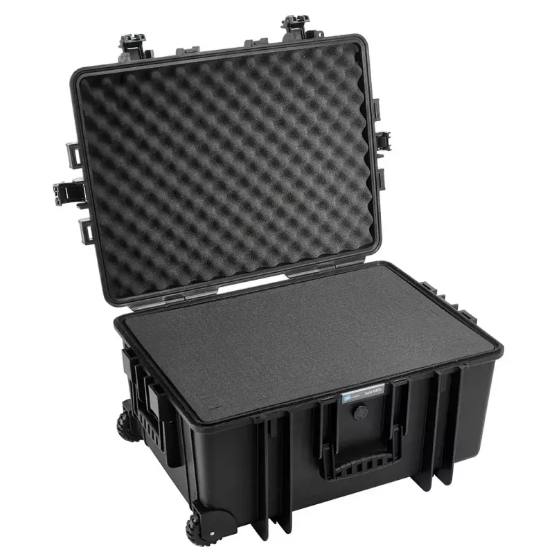 Trolley B&W 6800/B/SI Polypropylen Schwarz 8,12 kg