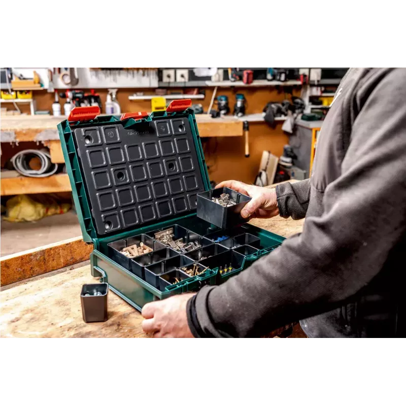 Werkzeug-Aufbewahrungskoffer Metabo 626897000 Schwarz Grün ABS Schlagfest