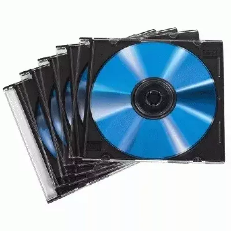 CD schlank Jewel Case Hama 51269 Pack 50 Stück 1 Disc Transparent