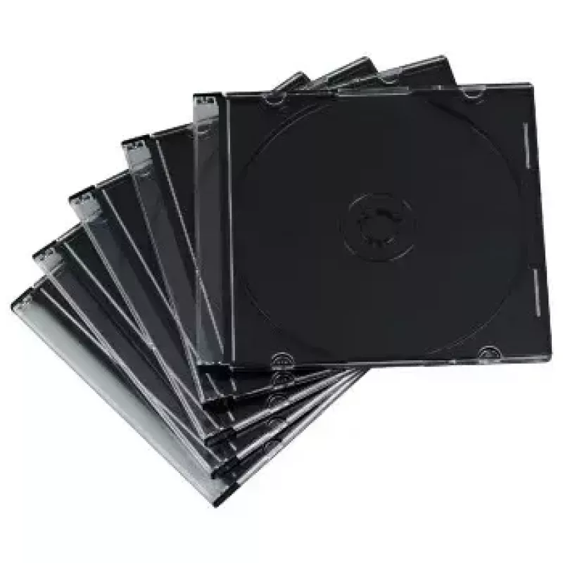 CD schlank Jewel Case Hama 51269 Pack 50 Stück 1 Disc Transparent