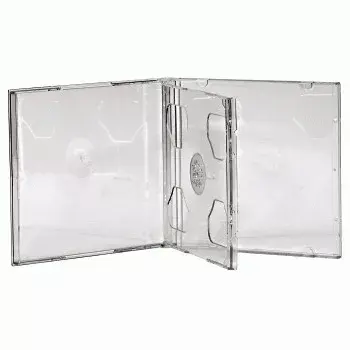 CD Doppel-Jewelcase Hama 44752 Packung mit 5 für 2 Discs Transparent