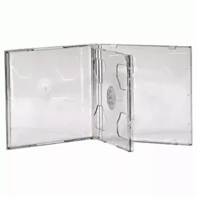 CD Doppel-Jewelcase Hama 44752 Packung mit 5 für 2 Discs Transparent