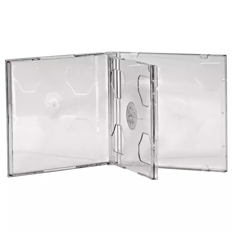 CD Doppel-Jewelcase Hama 44752 Packung mit 5 für 2 Discs Transparent