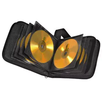CD-Aufbewahrungstasche Hama 11615 32 Discs Schwarz