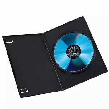 DVD schlank Box Hama 51181 Schwarz 1 Disc